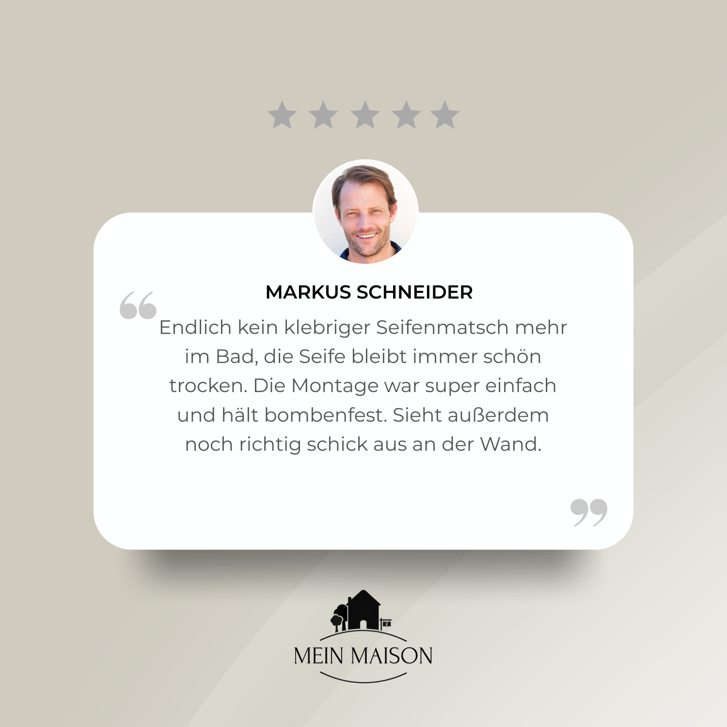 Seifenhalter für die Wand – mit Ablauf, ohne Bohren – Bild 12
