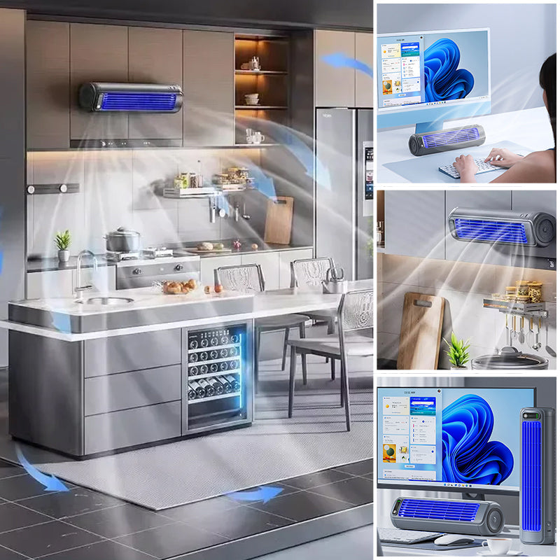 Mobiler Ventilator mit Akku – auch zur Wandmontage – Bild 3