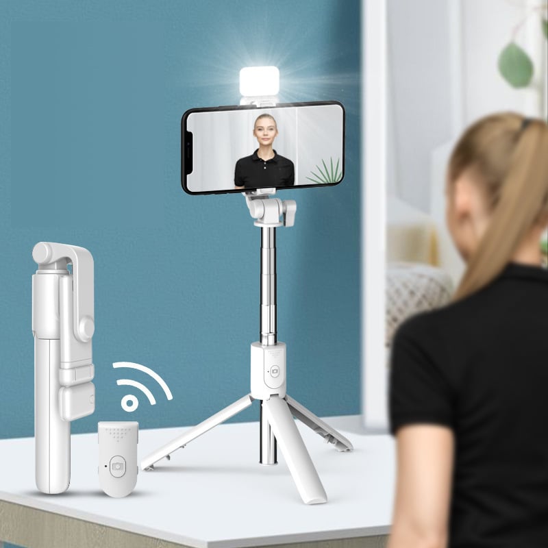 Selfie-Stick mit Stativ und Fernauslöser – zusammenklappbar – Bild 7
