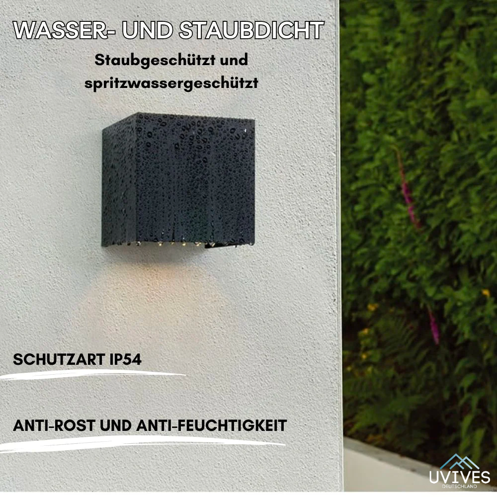 Kabellose Wandleuchte als Würfel – dimmbar, ohne Bohren – Bild 9