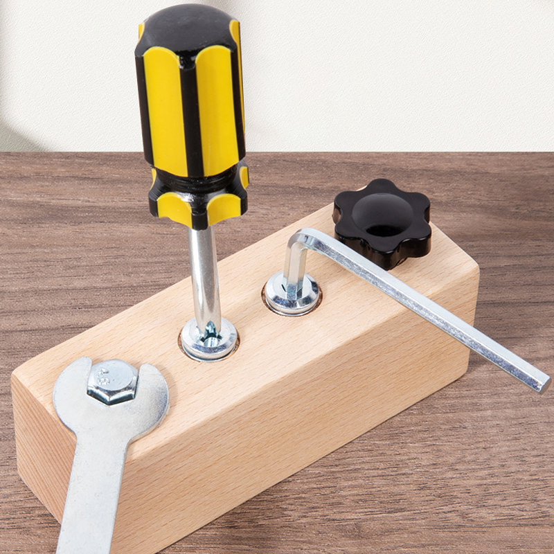 Geschicklichkeitsspiel aus Holz – in zwei Schwierigkeiten – Bild 3