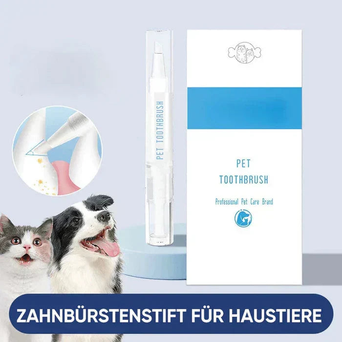 Zahnbürste für Hund und Katze – dreiseitiger Kopf – Bild 2