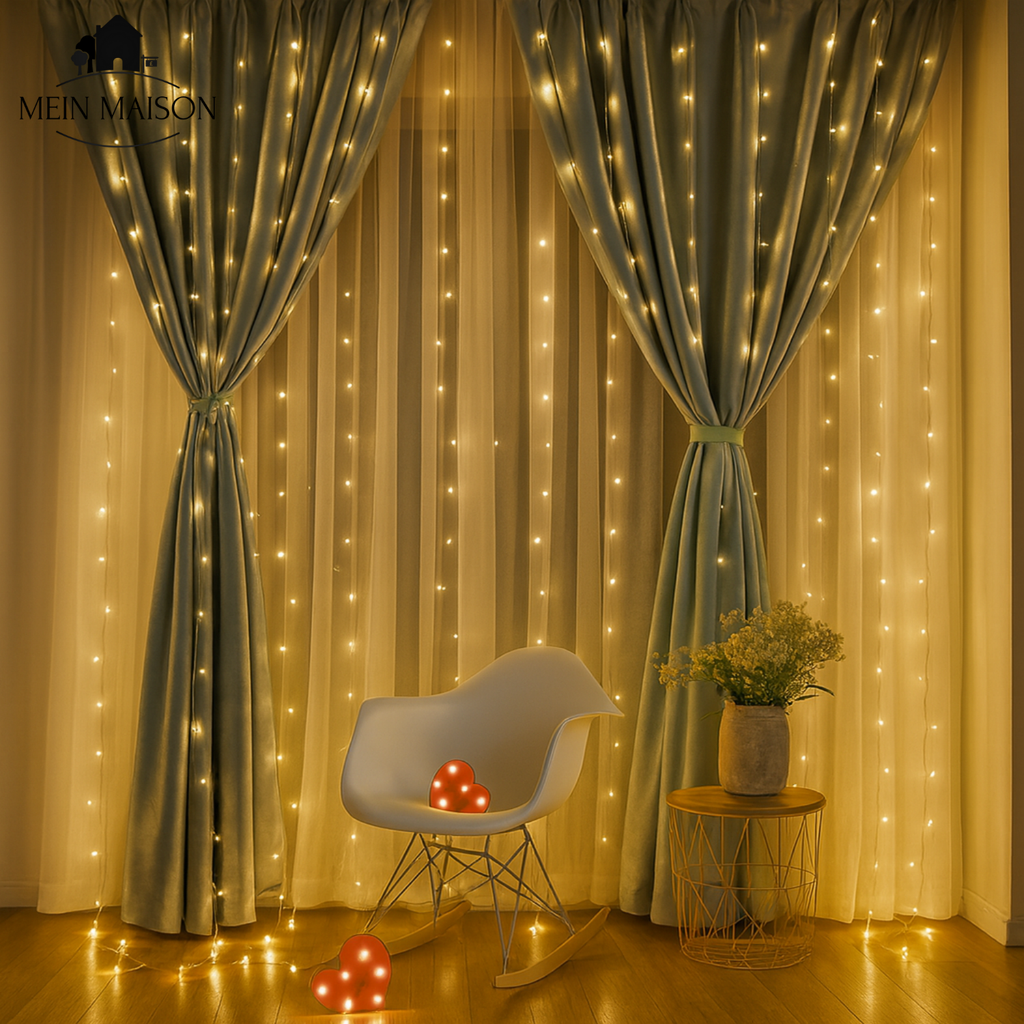 LED-Lichtervorhang – für Fenster und Wand – Bild 4