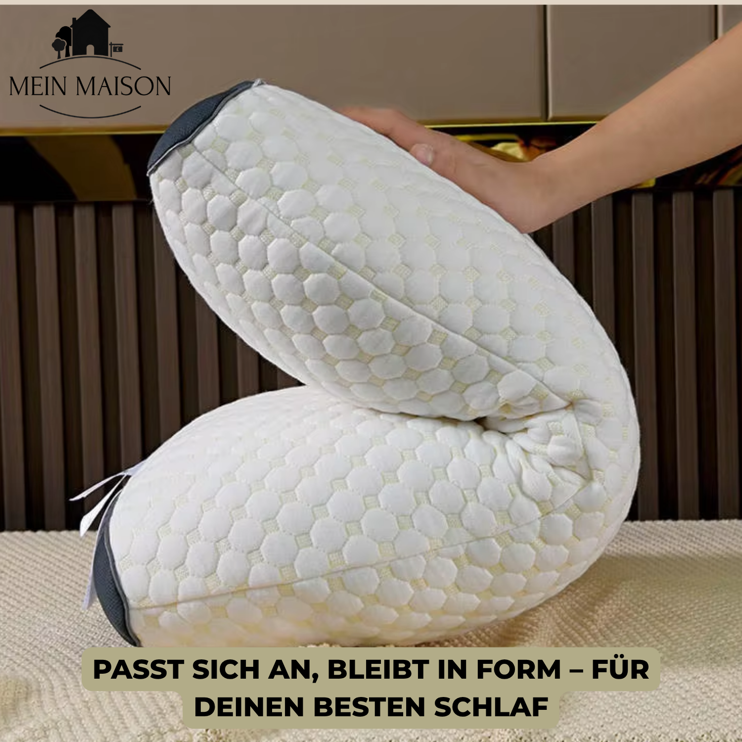 Nackenkissen aus Memory-Schaum – geformte Kontur – Bild 5