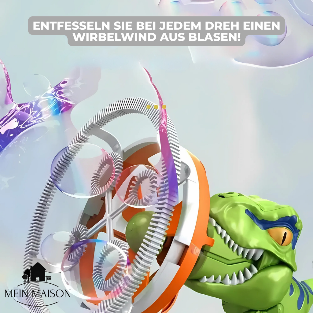 Seifenblasenmaschine als Dinosaurier – für draußen – Bild 4