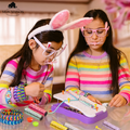 Flechtset für Armbänder – Bastelset für Kinder – Bild 3