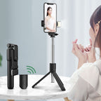 Selfie-Stick mit Stativ und Fernauslöser – zusammenklappbar – Bild 5