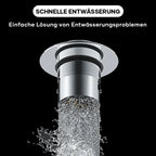 Bodenablauf aus Edelstahl – mit Geruchsverschluss und Haarsieb – Bild 7