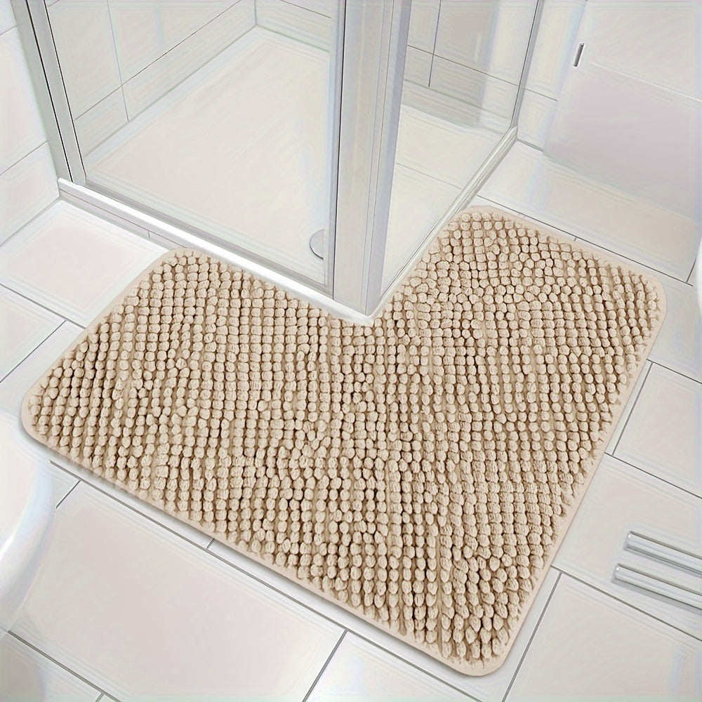 Eck-Badematte in L-Form – rutschfest, für Dusche und Ecke – Bild 5