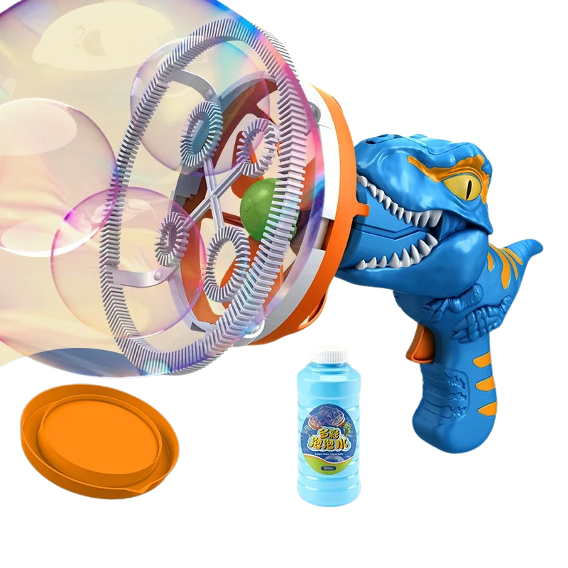 Seifenblasenmaschine als Dinosaurier – für draußen – Bild 8