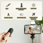 Selfie-Stick mit Stativ und Fernauslöser – zusammenklappbar – Bild 2