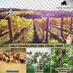 Gartennetz gegen Vögel – UV-beständig, in mehreren Maßen – Bild 6