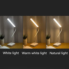 LED-Schreibtischlampe mit Telefonhalter – dimmbar – Bild 4