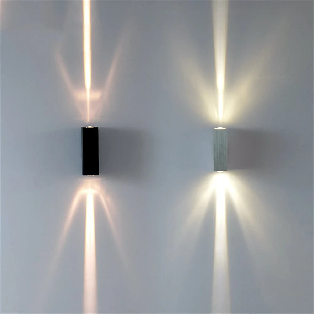 LED-Außenwandleuchte aus Aluminium – schmaler Lichtkegel – Bild 2