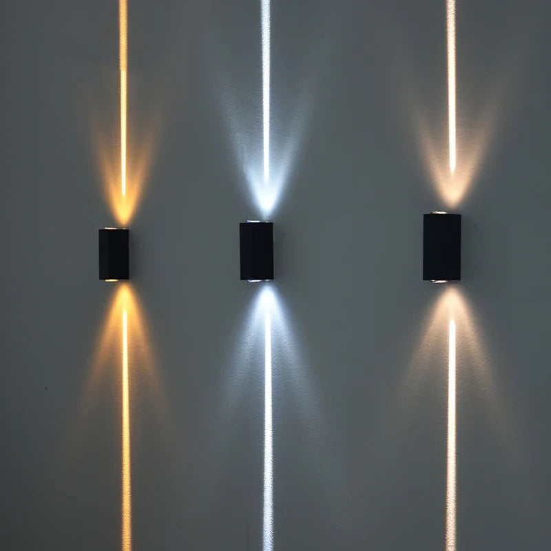 LED-Außenwandleuchte aus Aluminium – schmaler Lichtkegel – Bild 1