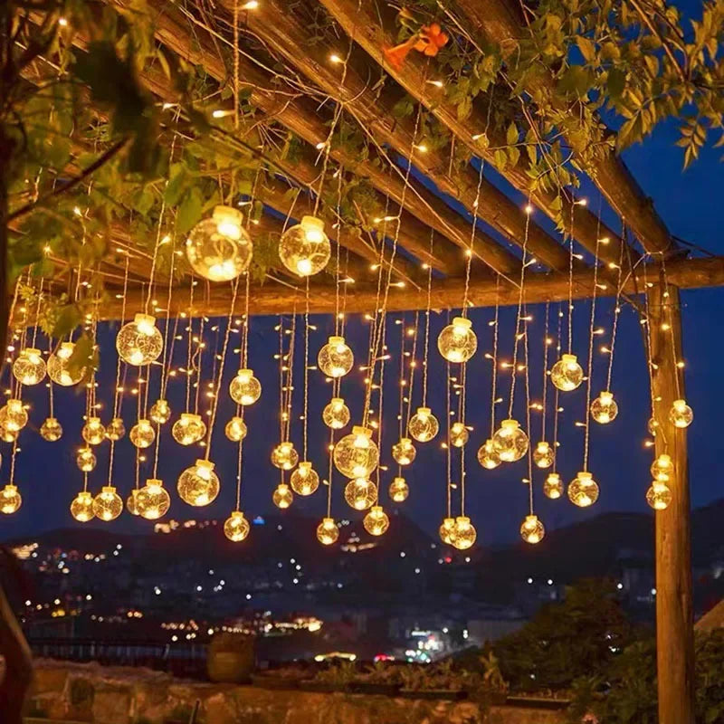 LED-Lichterkette mit Glaskolben – wetterfest – Bild 5