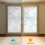 Fensterfolie mit Prismaeffekt – blickdicht, ohne Kleber – Bild 7