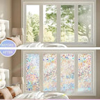 Fensterfolie mit Prismaeffekt – blickdicht, ohne Kleber – Bild 2