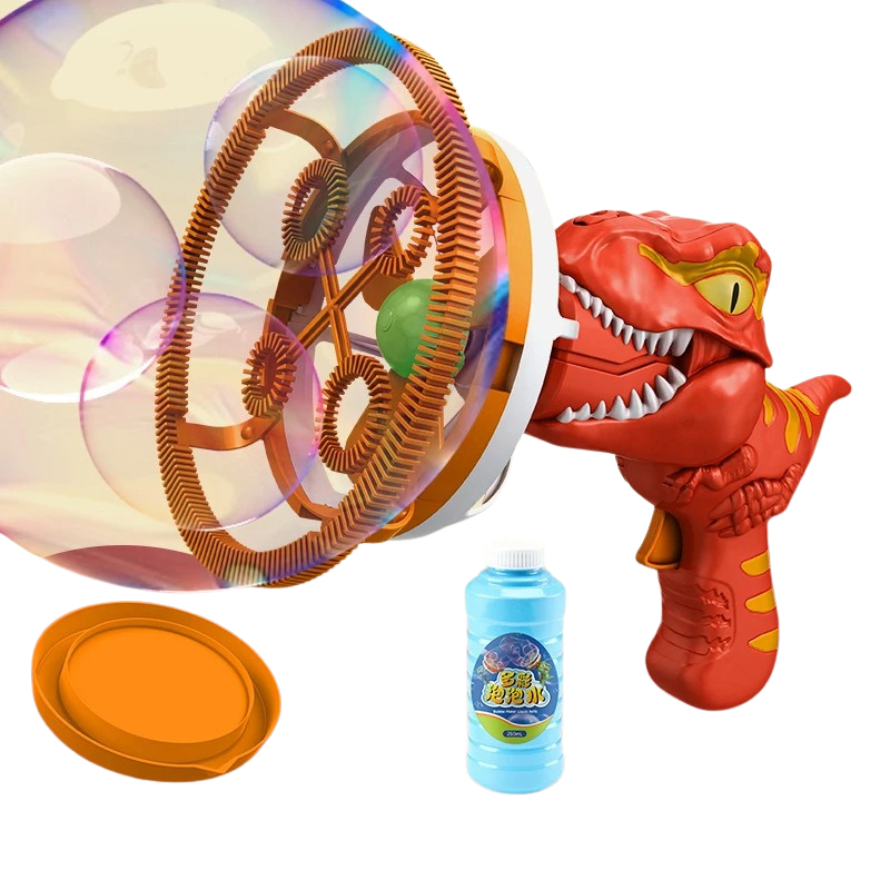 Seifenblasenmaschine als Dinosaurier – für draußen – Bild 7