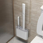 WC-Bürste aus Silikon mit Wandhalterung – tropffrei und platzsparend – Bild 1