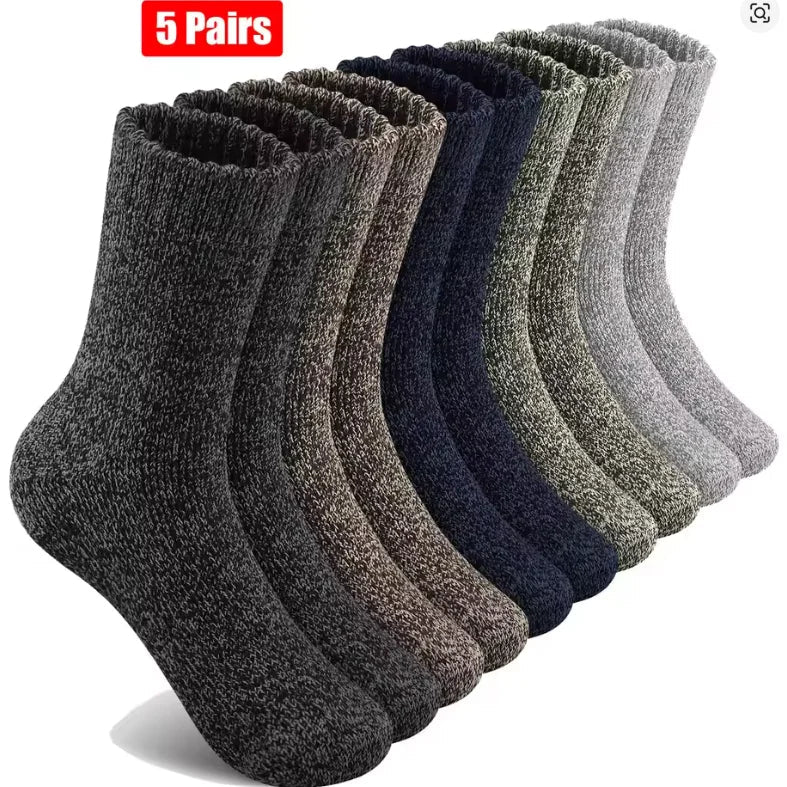 Wintersocken aus Merinomischung – fünf Paar, Größe 38 bis 46 – Bild 4