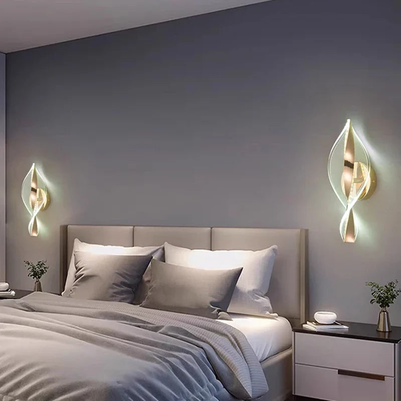 LED-Wandleuchte aus Acryl und Metall – drei Lichtfarben – Bild 2