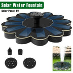 Solar-Springbrunnen mit fünf Aufsätzen – schwimmend – Bild 2