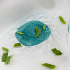 Abflusssieb aus Silikon – feinmaschig, mit Saugfuß – Bild 3