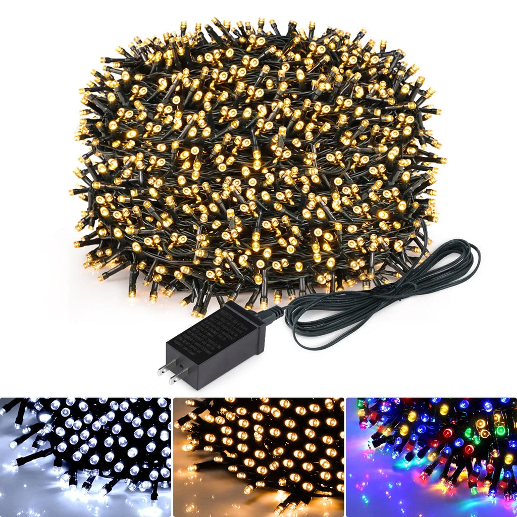LED-Lichterkette für außen – wetterfest, acht Modi – Bild 1