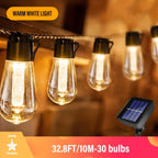 Solar-Lichterkette für draußen – wetterfest, mit Sensor – Bild 4