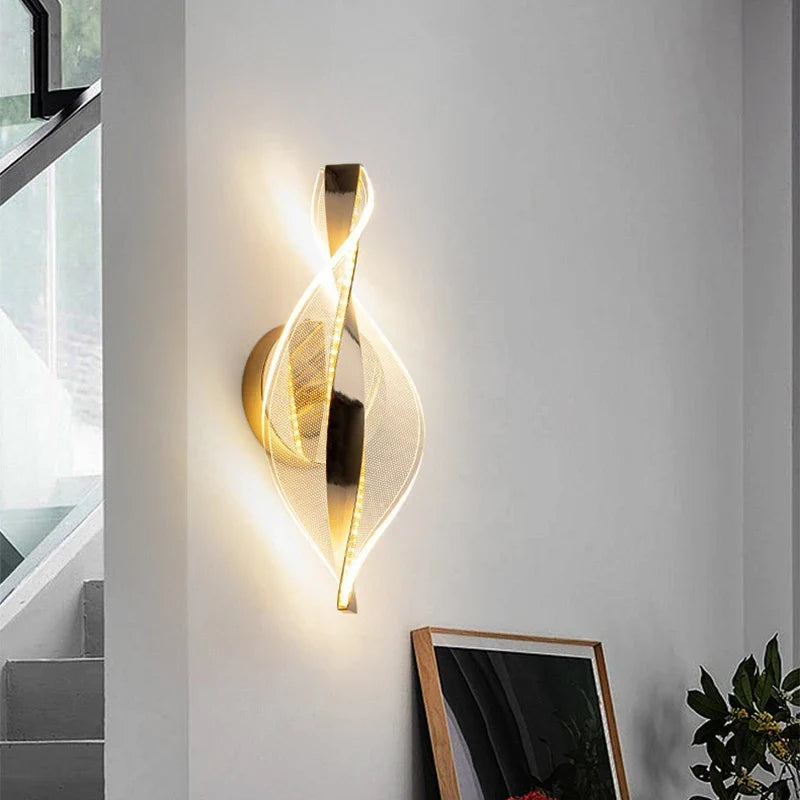 LED-Wandleuchte aus Acryl und Metall – drei Lichtfarben – Bild 3