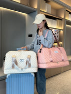 Reisetasche mit Schuhfach – faltbar, für Handgepäck – Bild 2
