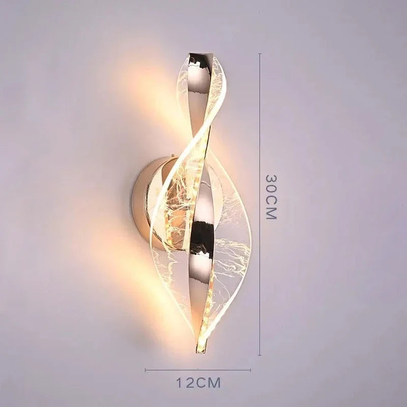 LED-Wandleuchte aus Acryl und Metall – drei Lichtfarben – Bild 6