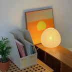 Tischlampe aus Reispapier – japanischer Stil – Bild 1