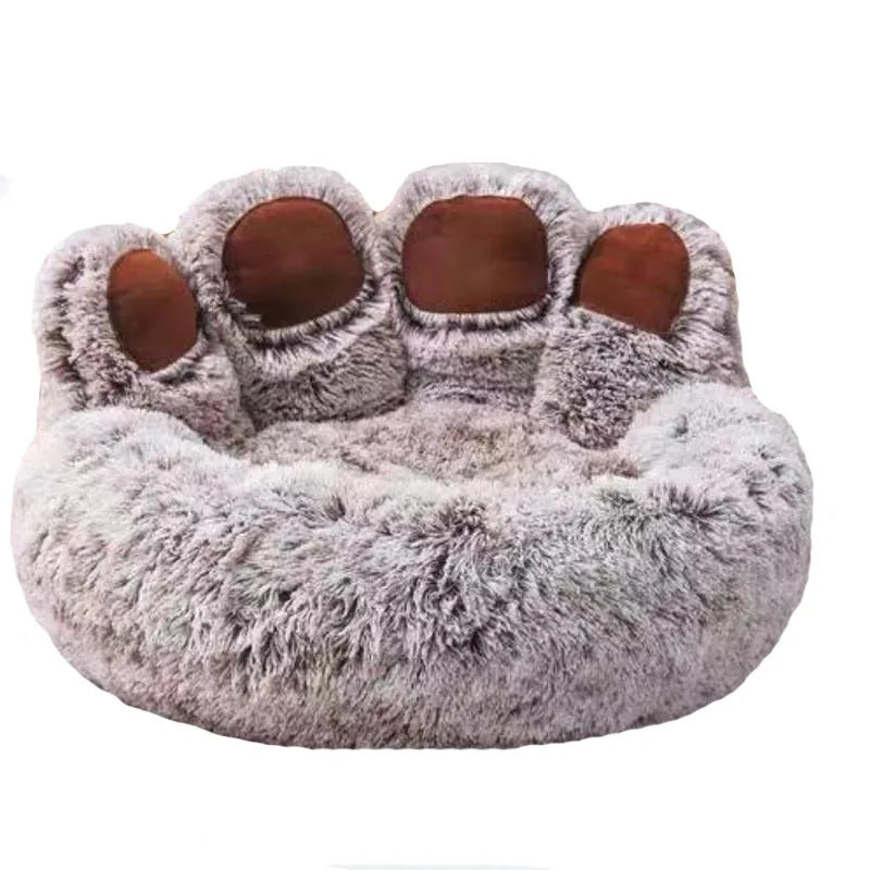 Rundes Kuschelbett für Hund und Katze – hoher Rand, waschbar – Bild 8