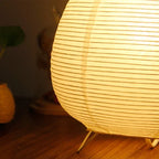 Tischlampe aus Reispapier – japanischer Stil – Bild 4