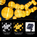 Solar-Lichterkette mit Laternen – wetterfest, acht Modi – Bild 5