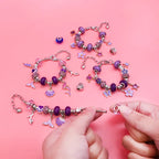 Bastelset für Armbänder – Perlen, Anhänger und Bänder – Bild 6