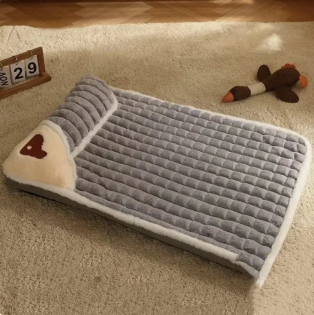 Hundebett mit Memory-Schaum – abnehmbarer Bezug, waschbar – Bild 8