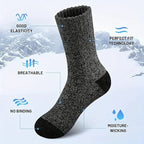 Wintersocken aus Merinomischung – fünf Paar, Größe 38 bis 46 – Bild 2