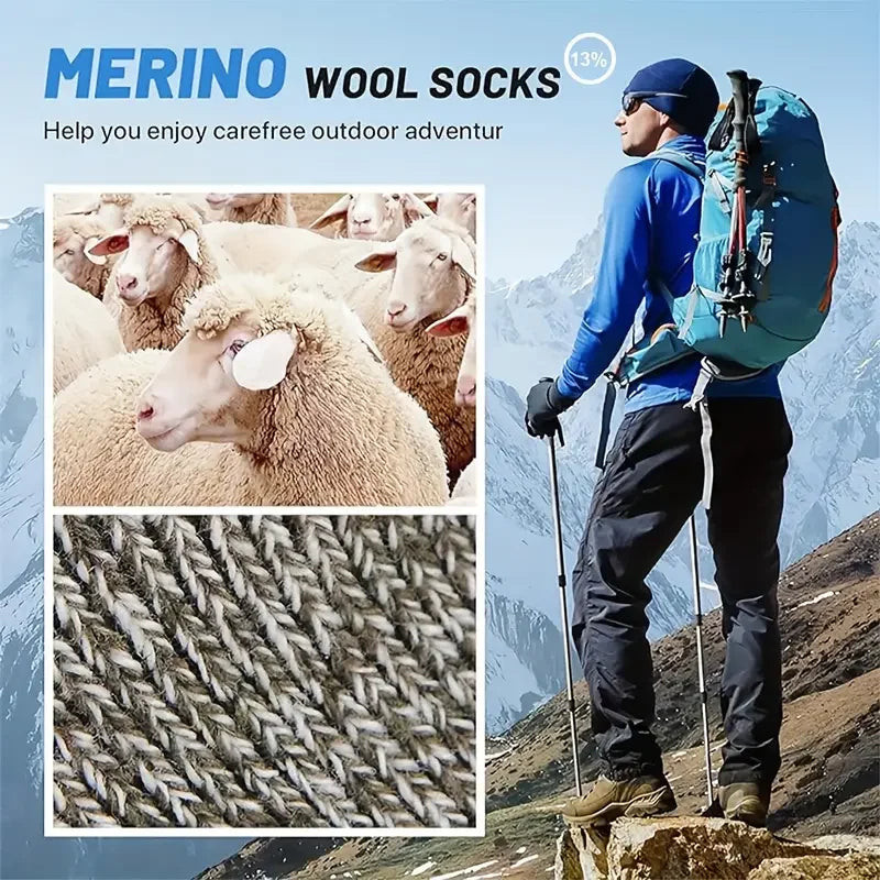 Wintersocken aus Merinomischung – fünf Paar, Größe 38 bis 46 – Bild 3