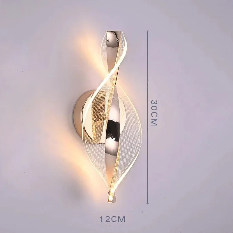 LED-Wandleuchte aus Acryl und Metall – drei Lichtfarben – Bild 5