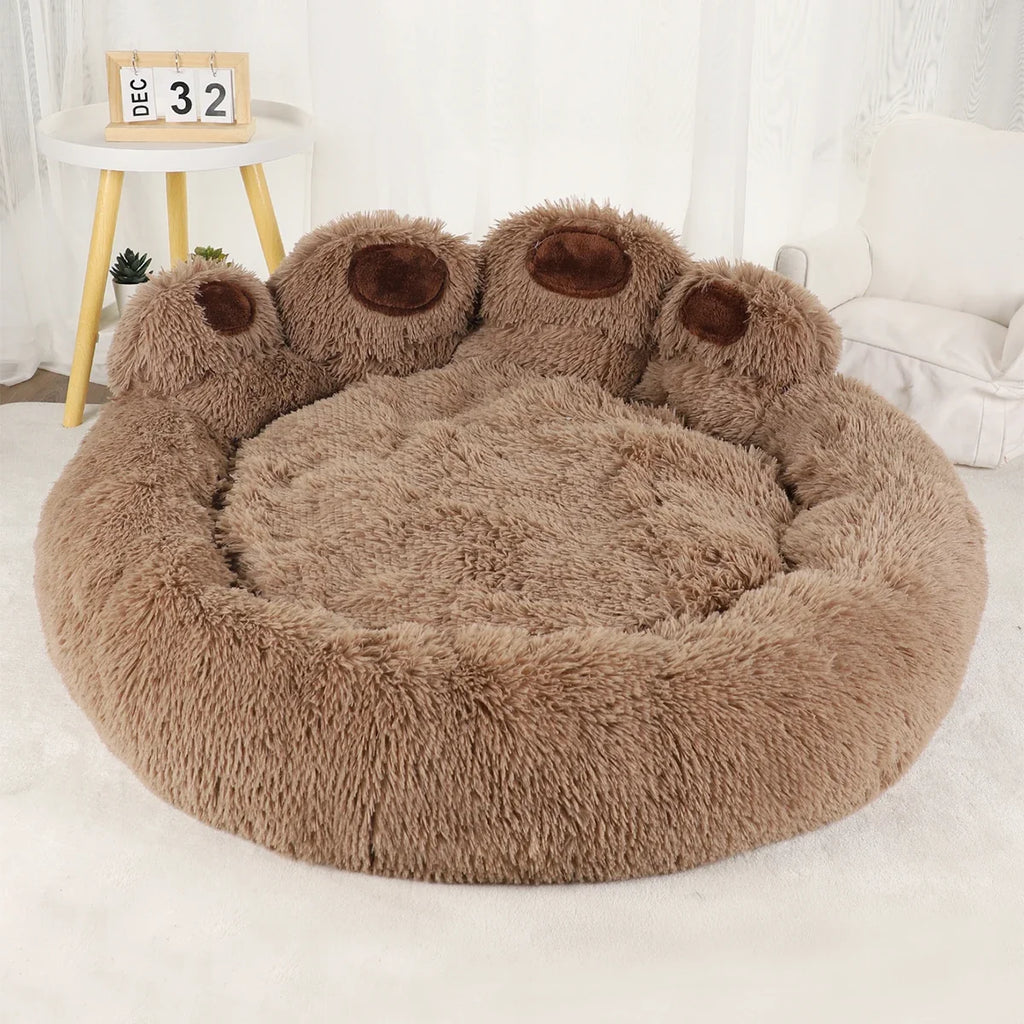 Rundes Kuschelbett für Hund und Katze – hoher Rand, waschbar – Bild 6