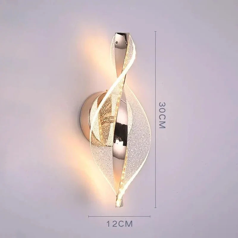 LED-Wandleuchte aus Acryl und Metall – drei Lichtfarben – Bild 4