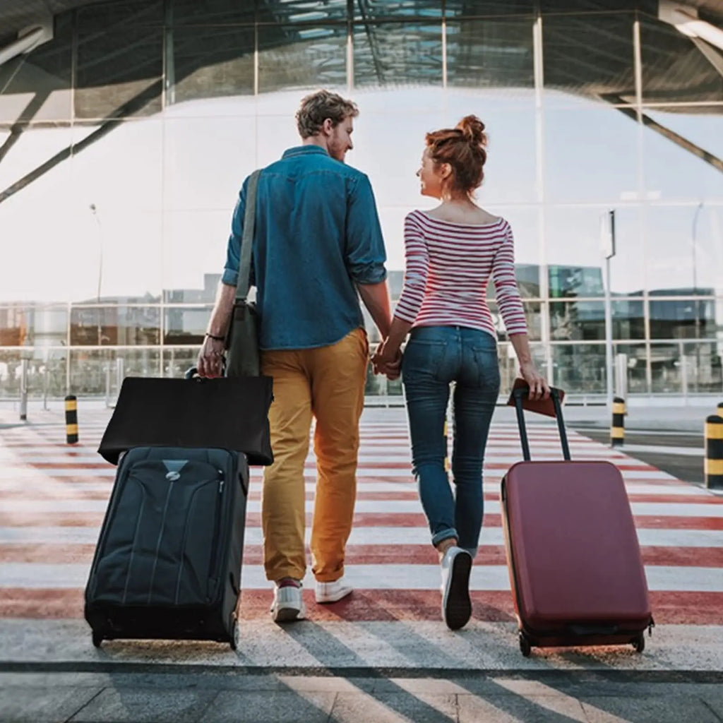 Kleidersack für Reisen – beidseitiger Reißverschluss, mit Taschen – Bild 3