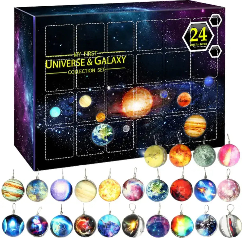 Adventskalender – 24 Weltraum-Anhänger zum Aufhängen – Bild 1