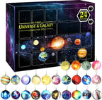 Adventskalender – 24 Weltraum-Anhänger zum Aufhängen – Bild 1