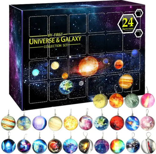 Adventskalender – 24 Weltraum-Anhänger zum Aufhängen – Bild 1