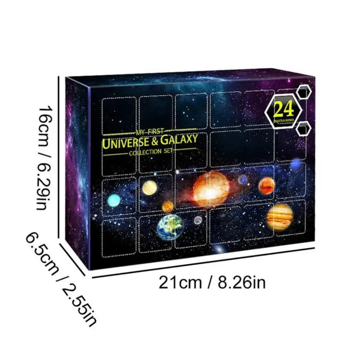 Adventskalender – 24 Weltraum-Anhänger zum Aufhängen – Bild 2