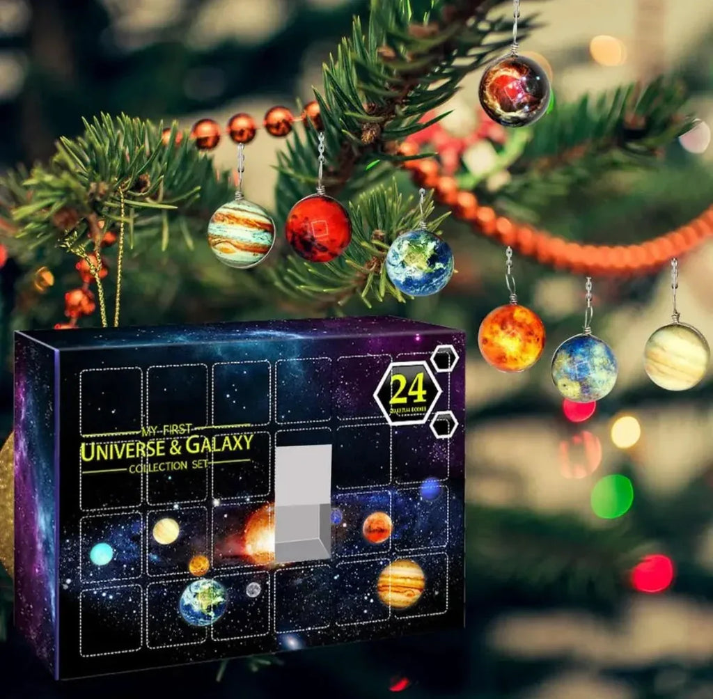 Adventskalender – 24 Weltraum-Anhänger zum Aufhängen – Bild 3